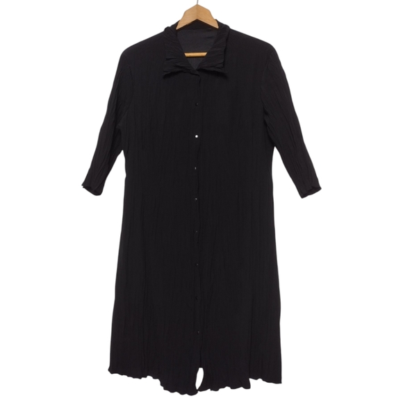 Babette Dresses & Skirts - Babette Snap Front Crinkle Dress/Jacket